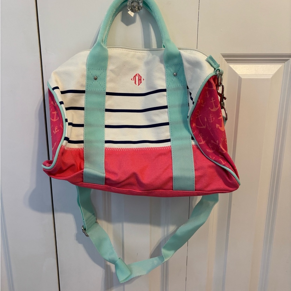 NWOT Tommy Hilfiger Stylish Mint and Pink Women's Bag